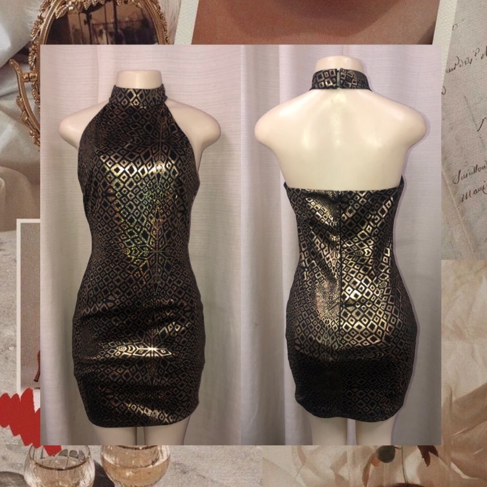 Cute gold sparkly dress